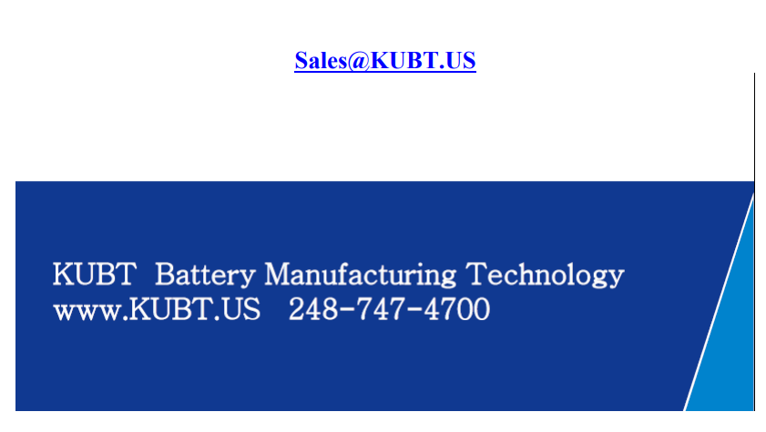 KEnginer Brand KUBT Battery Pack Flexibile Products Final Assembly Systems Off Line Sub Assembly